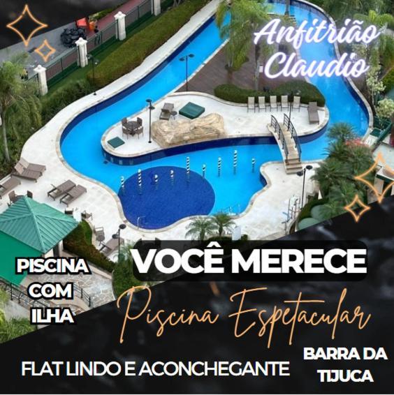 Barra Da Tijuca - 9 - Flat Premium Com Cozinha, Fogao Cooktop, Geladeira Grande, Smart Tv Grande, Lindo E Muitissimo Confortavel, Balsa A Gratis E Estacionamento Gratuito Río de Janeiro