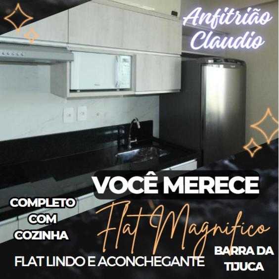 Apartment Barra Da Tijuca - 9 - Flat Premium Com Cozinha, Fogao Cooktop, Geladeira Grande, Smart Tv Grande, Lindo E Muitissimo Confortavel, Balsa A Gratis E Estacionamento Gratuito